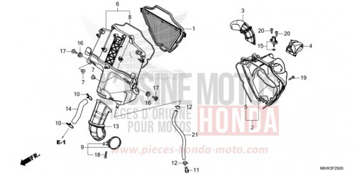 AIR CLEANER NC750XDM de 2021